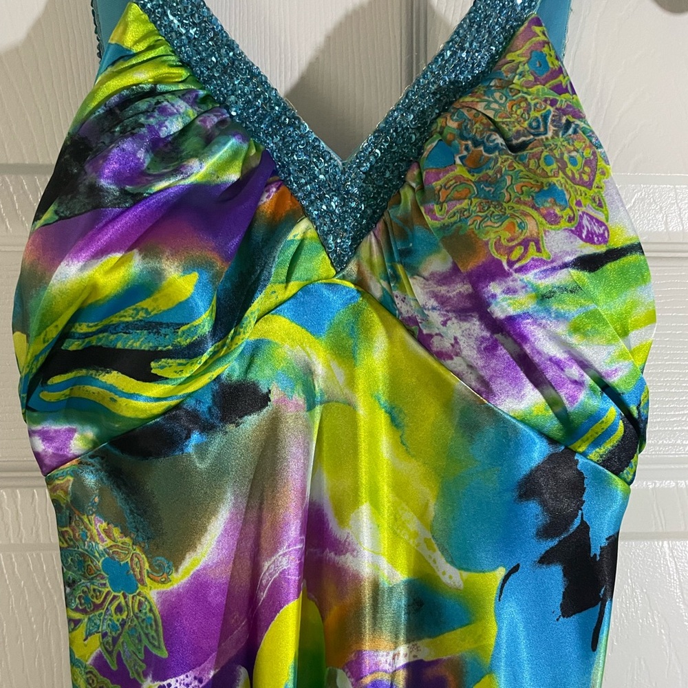 Mermaid Aqua Gown